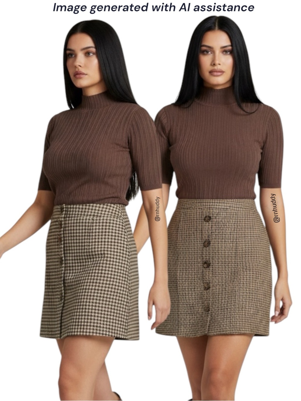 NWT Eloquii size 14 woven mini plaid check skirt